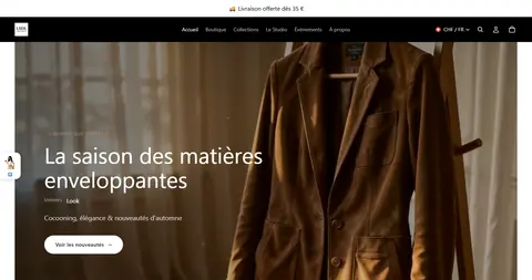 Page d’accueil de LSDLBoutique